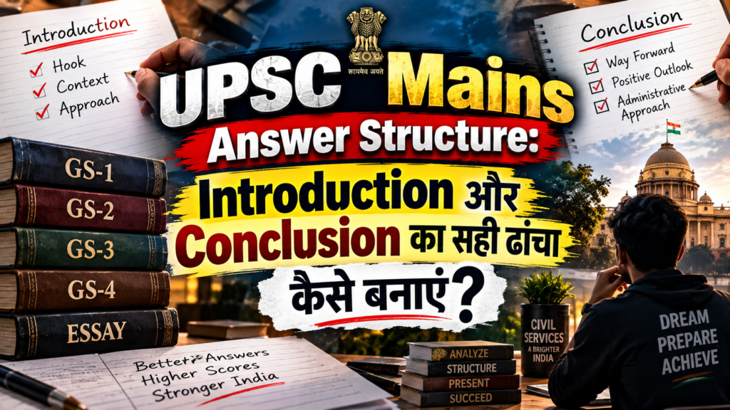 UPSC Mains Answer Structure: Introduction और Conclusion का सही ढांचा कैसे बनाएं?