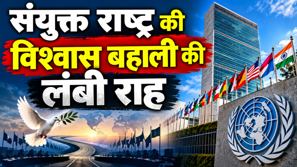 संयुक्त राष्ट्र की विश्वास बहाली की लंबी राह (The United Nations’ long road to confidence-building)