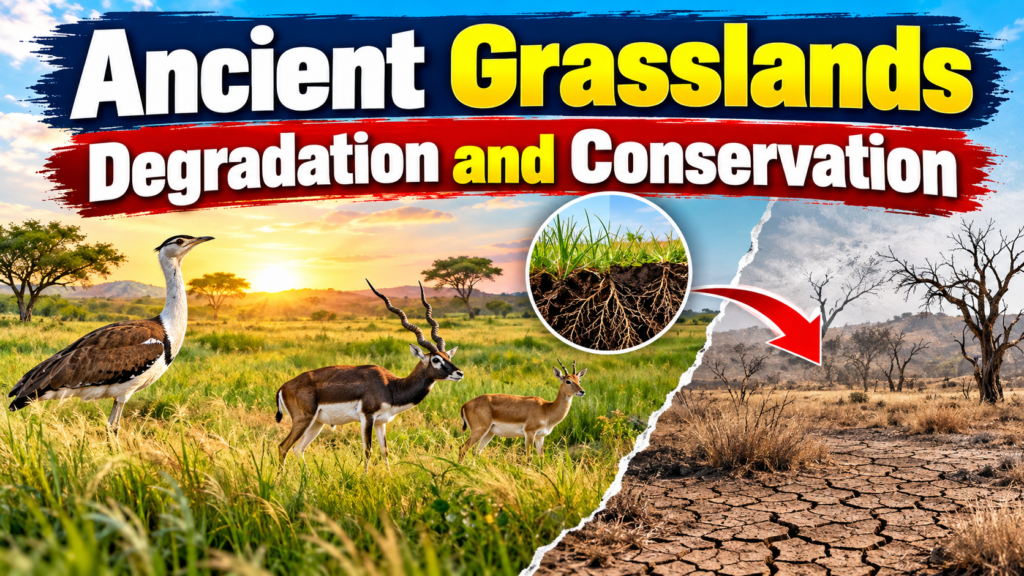 Ancient Grasslands Degradation and Conservation