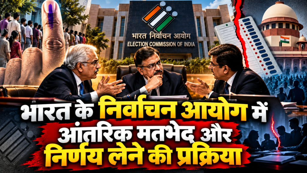 भारत के निर्वाचन आयोग में आंतरिक मतभेद और निर्णय लेने की प्रक्रिया