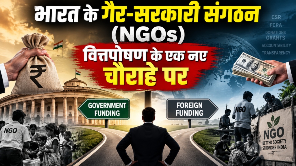 भारत के गैर-सरकारी संगठन (NGOs) वित्तपोषण के एक नए चौराहे पर(India’s NGOs at a new funding crossroads)