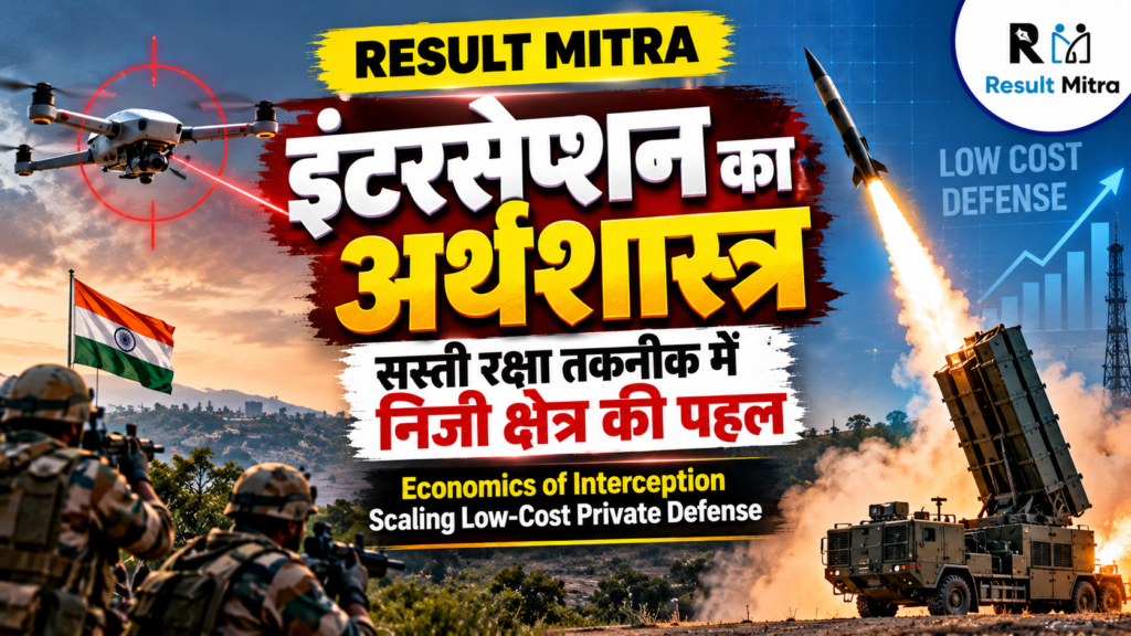 इंटरसेप्शन का अर्थशास्त्र: सस्ती रक्षा तकनीक में निजी क्षेत्र की पहल Economics of Interception: Scaling Low-Cost Private Defense
