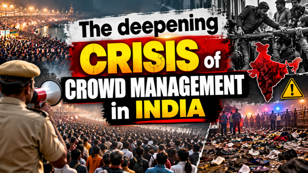 भारत में भीड़ प्रबंधन का गहराता संकट (The deepening crisis of crowd management in India)