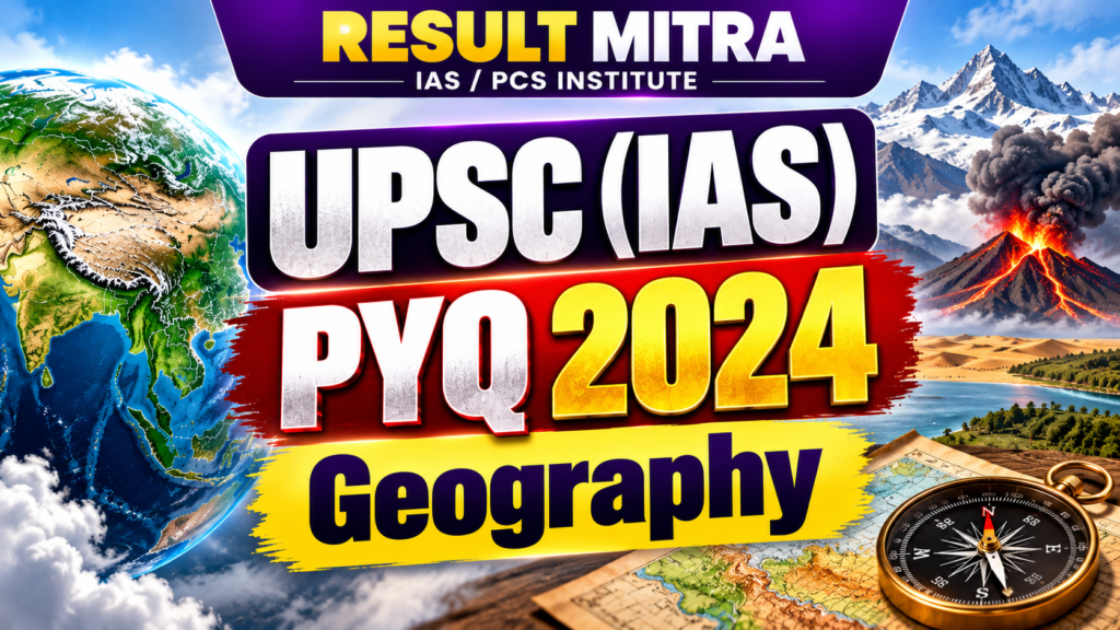 UPSC PYQ 2024 Geography | Result Mitra