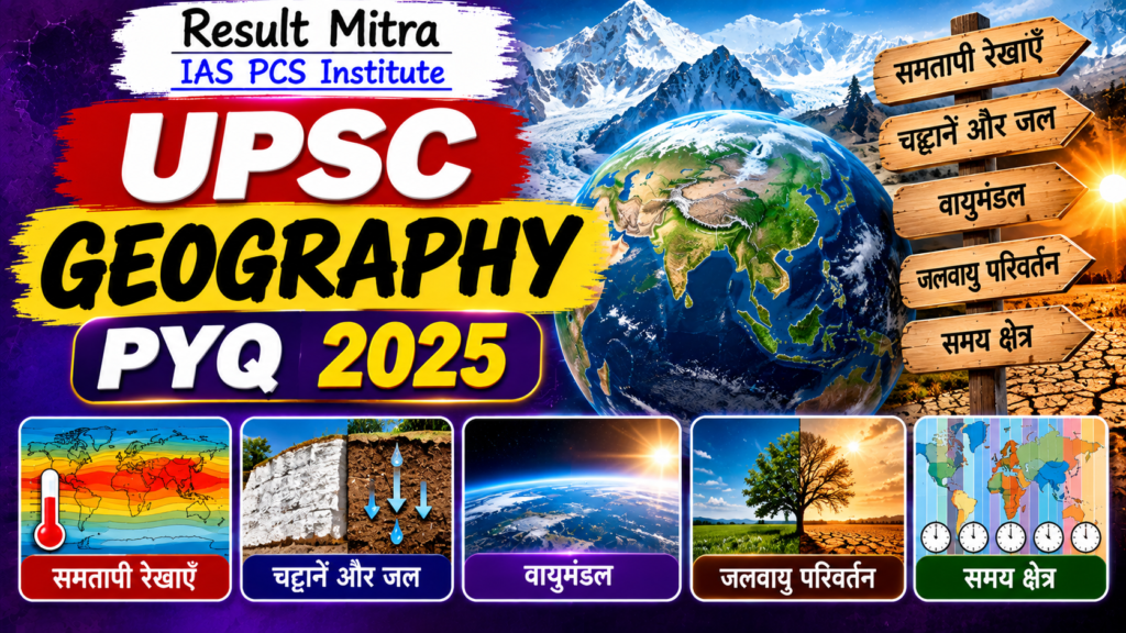 UPSC Geography PYQ 2025 | Result Mitra