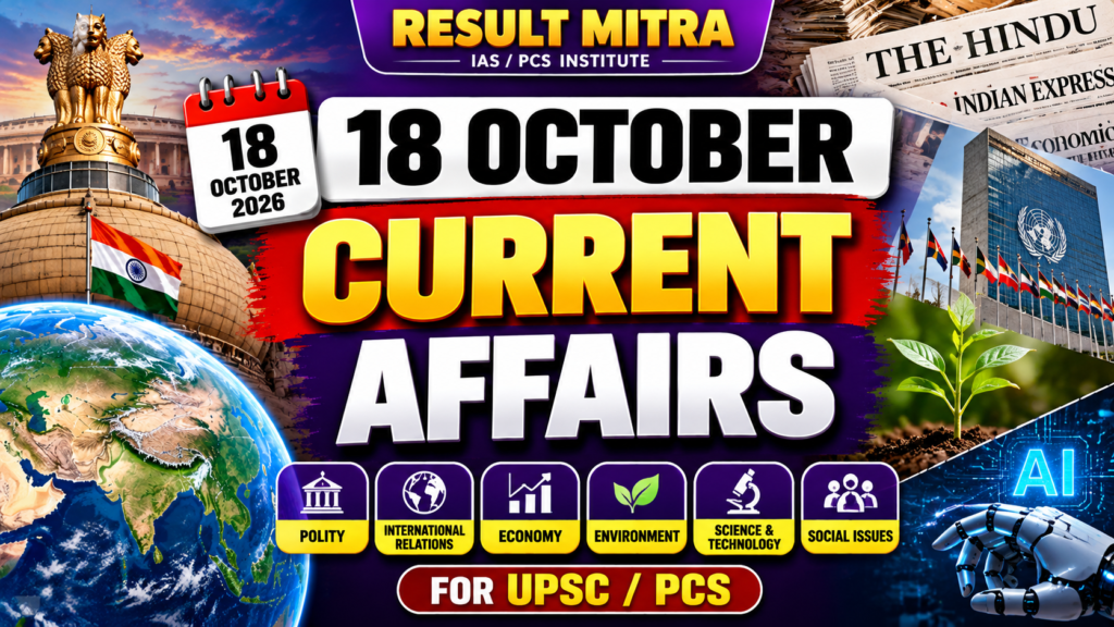 18 October Current Affairs