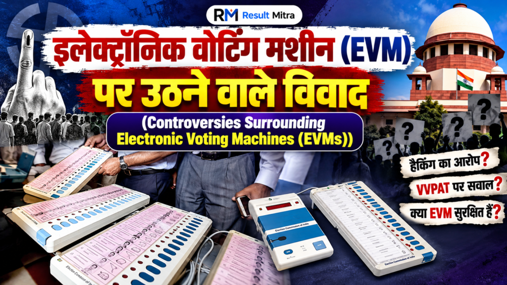 इलेक्ट्रॉनिक वोटिंग मशीन (EVM) पर उठने वाले विवाद(Controversies Surrounding Electronic Voting Machines (EVMs)