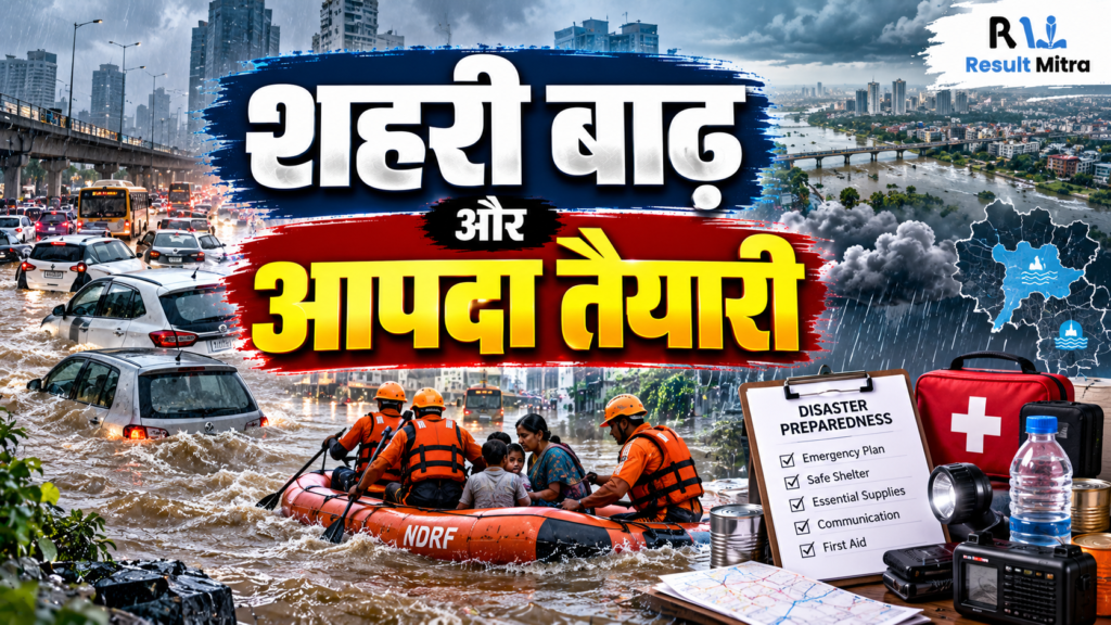शहरी बाढ़ और आपदा तैयारी     Urban Flooding and Disaster Preparedness: The Monsoon Test
