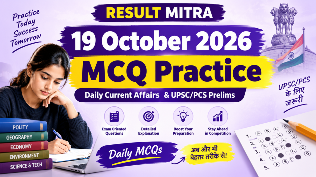 19 October 2026 MCQ Practice