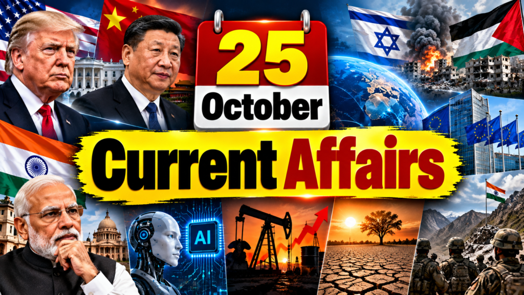 25 October Current Affairs