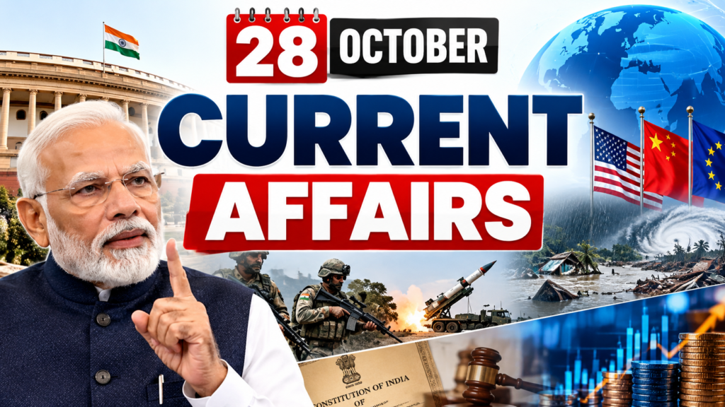 28 October Current Affairs