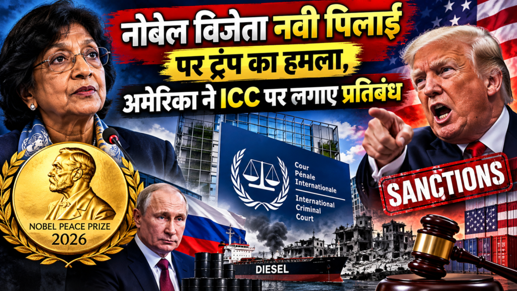 नोबेल विजेता नवी पिलाई पर ट्रंप का हमला, अमेरिका ने ICC पर लगाए प्रतिबंध