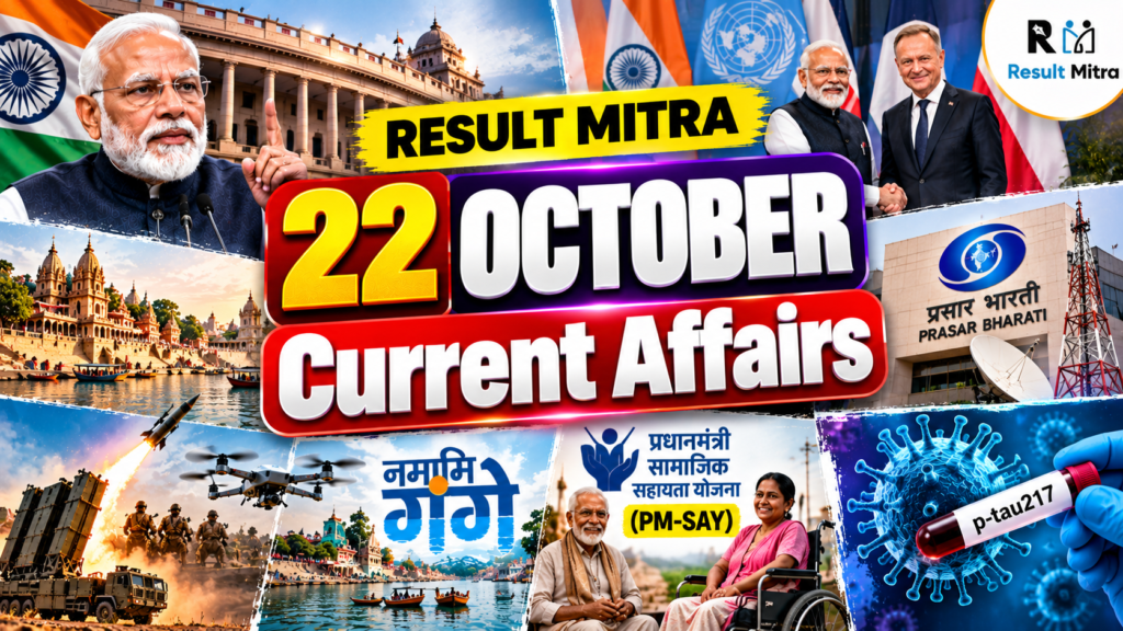 22 October Current Affairs