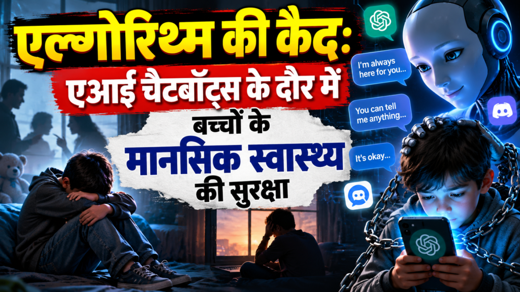 एल्गोरिथ्म की कैद: एआई चैटबॉट्स के दौर में बच्चों के मानसिक स्वास्थ्य की सुरक्षा