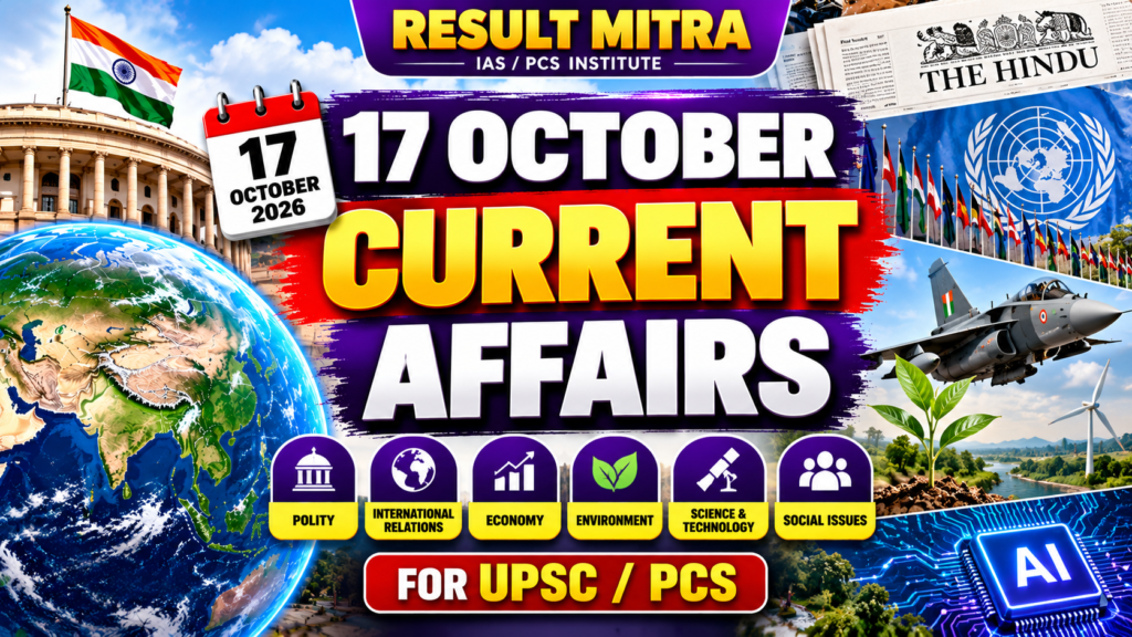 17 October Current Affairs