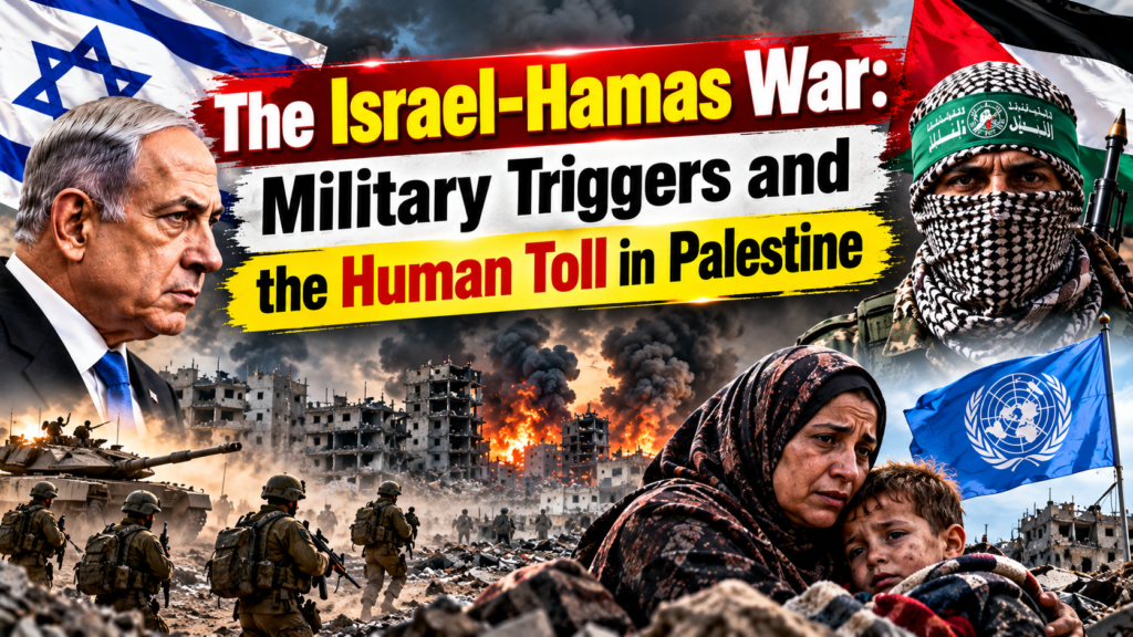 The Israel-Hamas War: Military Triggers and the Human Toll in Palestine
