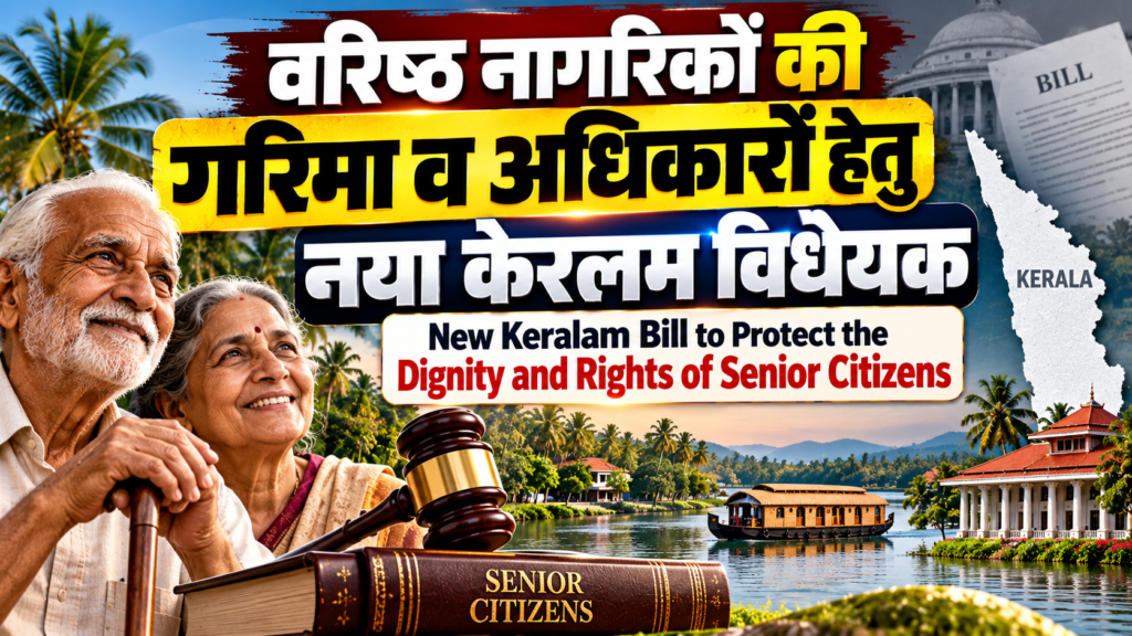 वरिष्ठ नागरिकों की गरिमा व अधिकारों हेतु नया केरलम विधेयक (New Keralam Bill to Protect the Dignity and Rights of Senior Citizens)