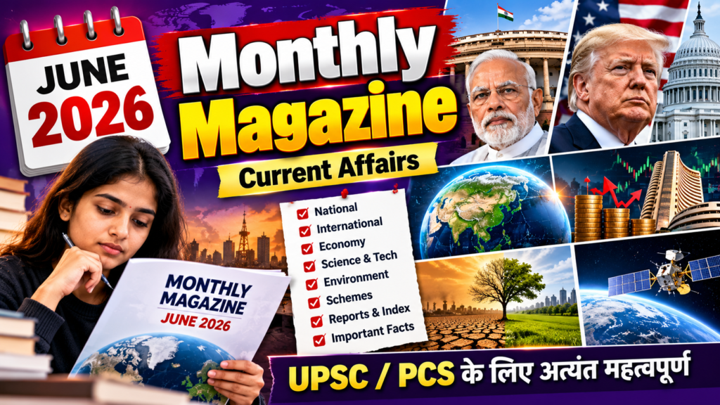 Current Affairs Monthly Magazine – June 2026