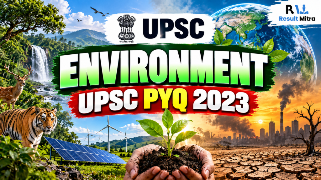Environment UPSC PYQ 2023