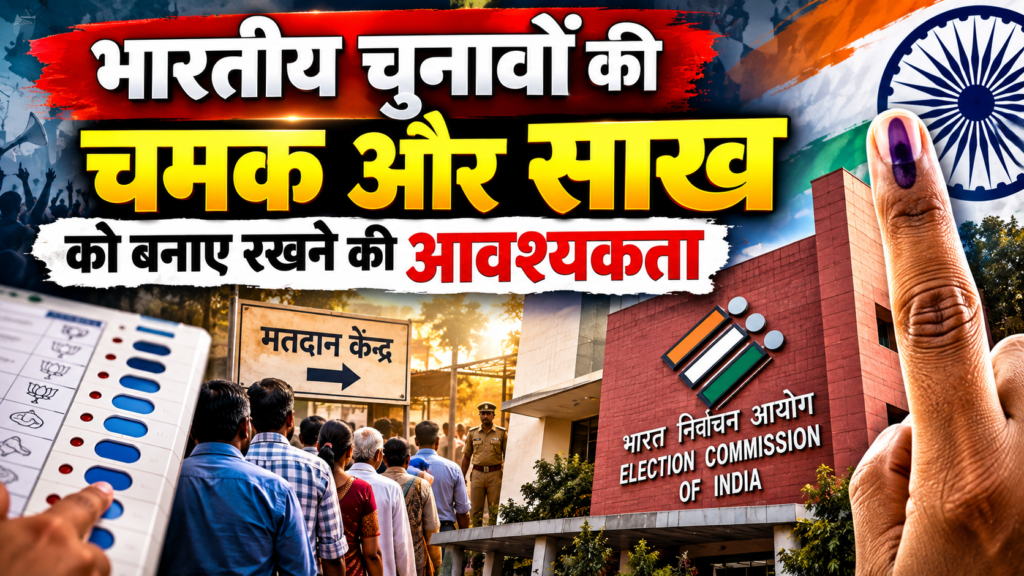 भारतीय चुनावों की चमक और साख को बनाए रखने की आवश्यकता (The need to preserve the shine of Indian elections)