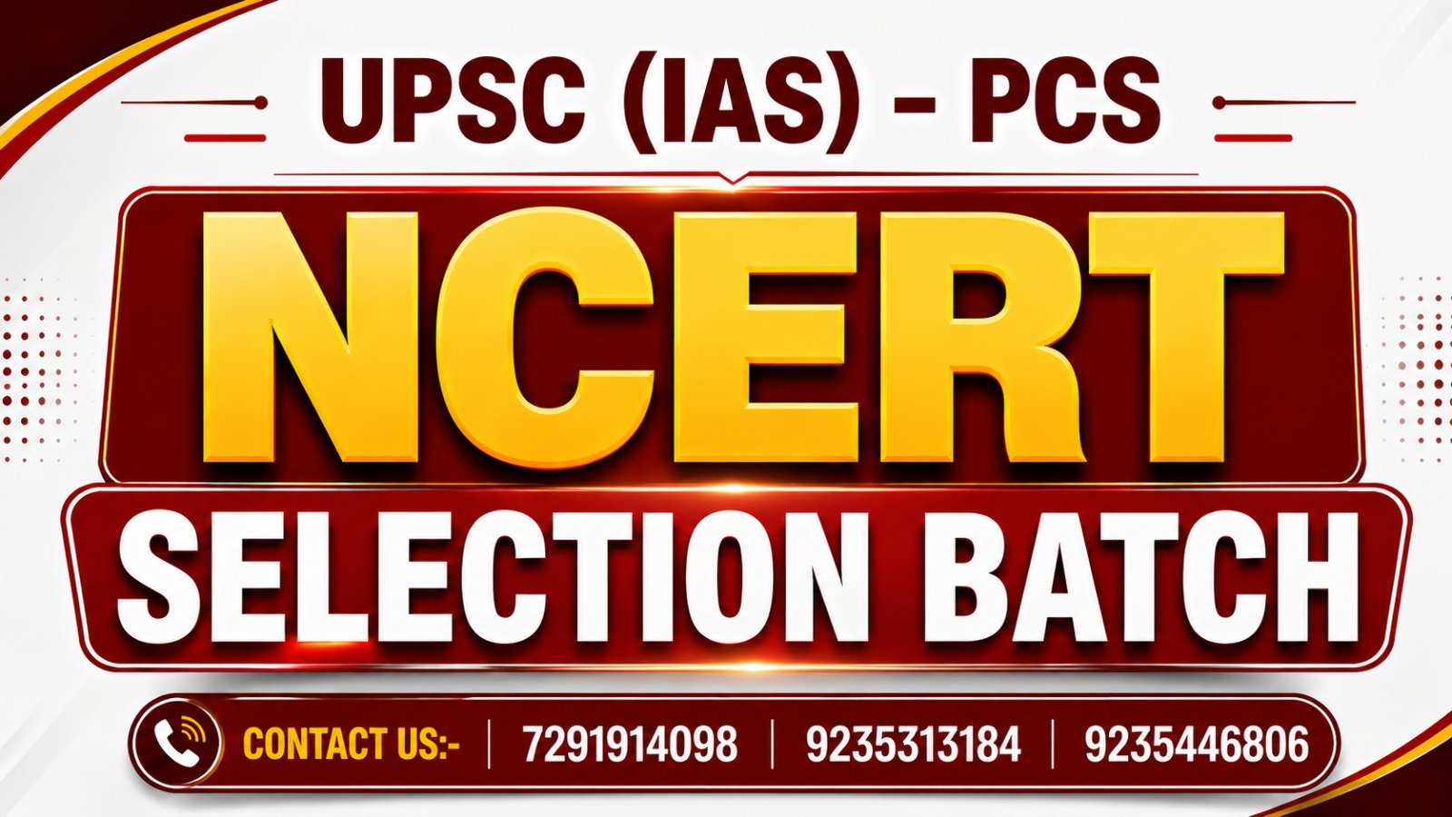 NCERT Selection Batch (RECORDED)