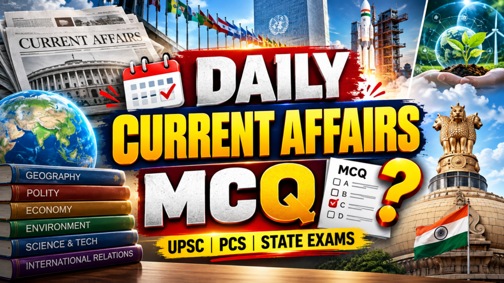 Daily Current Affairs MCQ