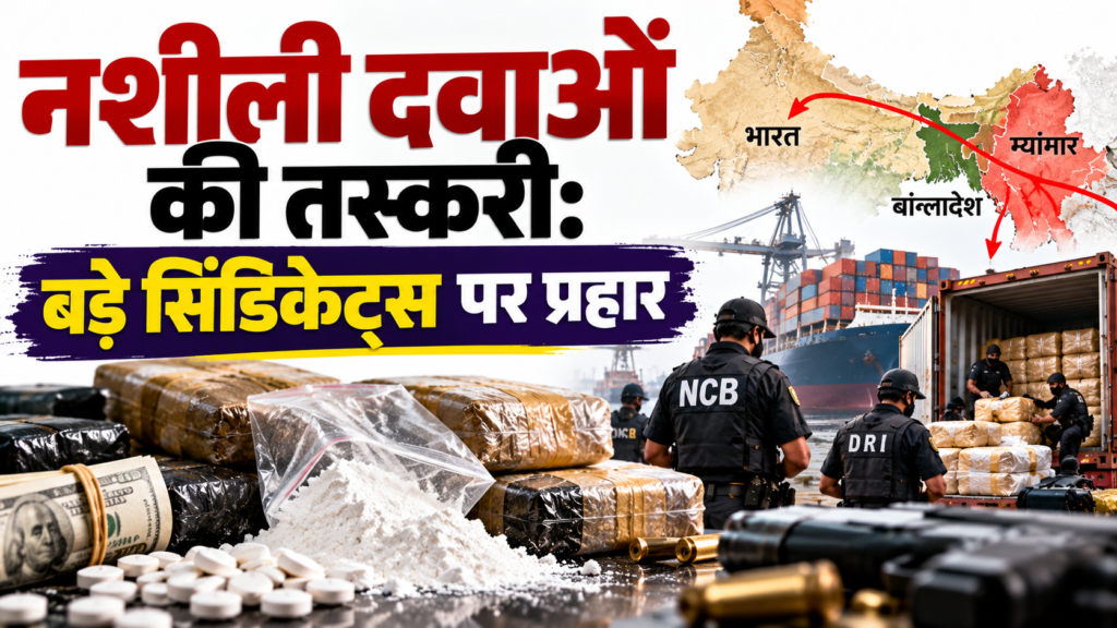 नशीली दवाओं की तस्करी: बड़े सिंडिकेट्स पर प्रहार (Drug Trafficking: Striking Big Syndicates)