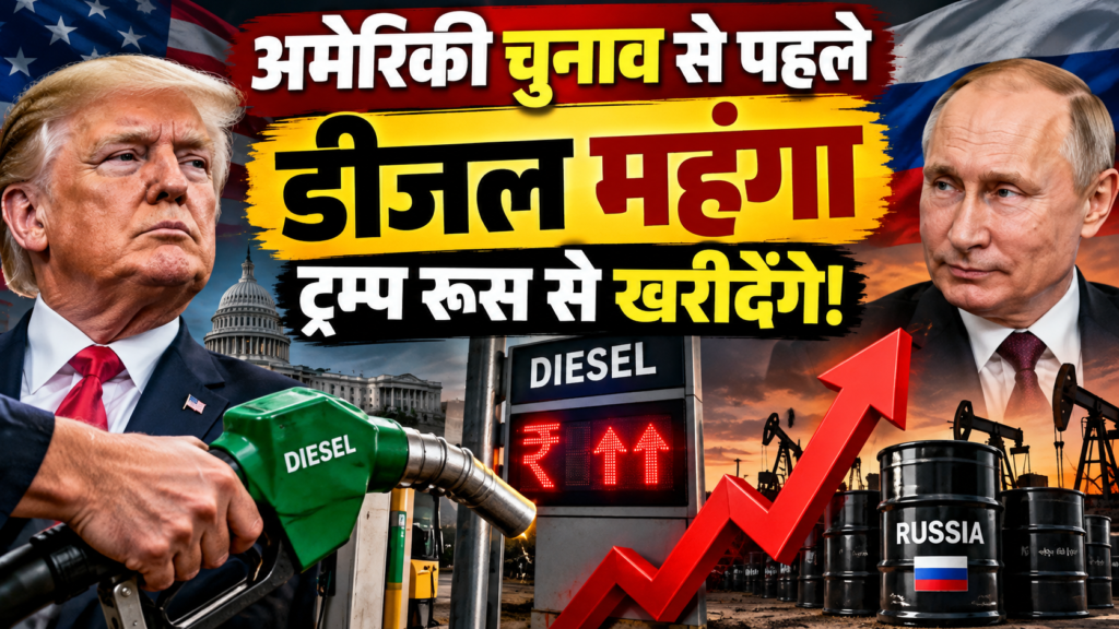 अमेरिकी चुनाव से पहले डीजल महंगा, ट्रम्प रूस से खरीदेंगे: इसी वजह से भारत पर 100% टैरिफ की धमकी; जेलेंस्की बोले- पैसा जंग में इस्तेमाल होगा